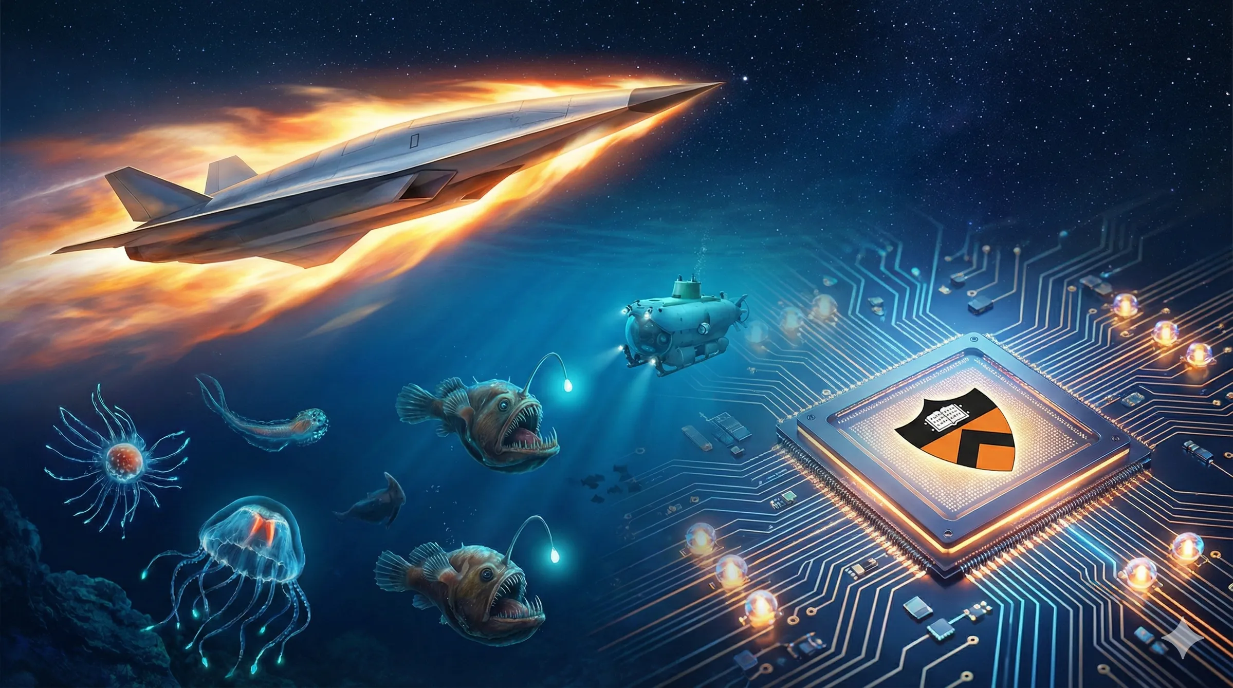 Hypersonic Physics, Deep Sea Life & Princeton's Millisecond Qubits