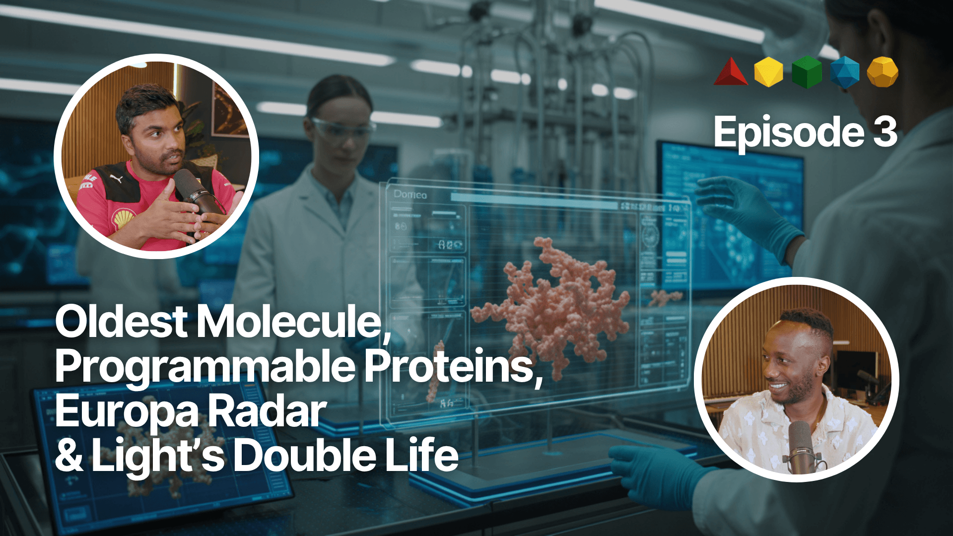 Oldest Molecule, Programmable Proteins, Europa Radar & Light's Double Life