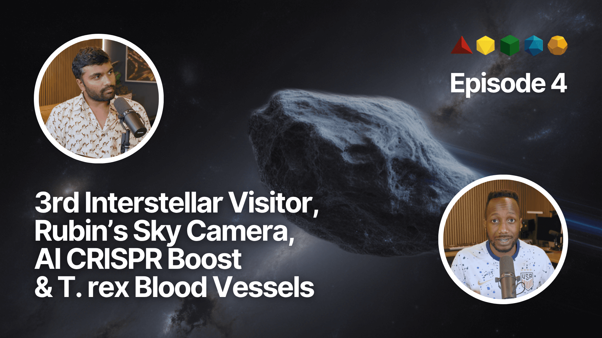 3rd Interstellar Visitor, Rubin's Sky Camera, AI CRISPR Boost & T. rex Blood Vessels